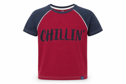 Boys UK Size 10-11 Years Harry Bear Red Basic T-Shirt