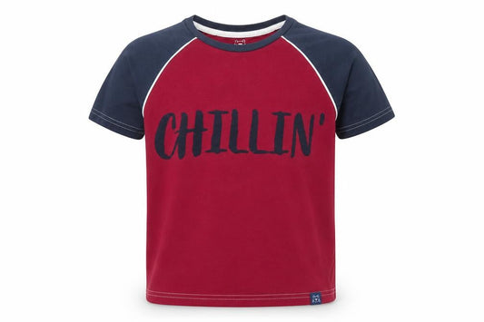 Boys UK Size 10-11 Years Harry Bear Red Basic T-Shirt