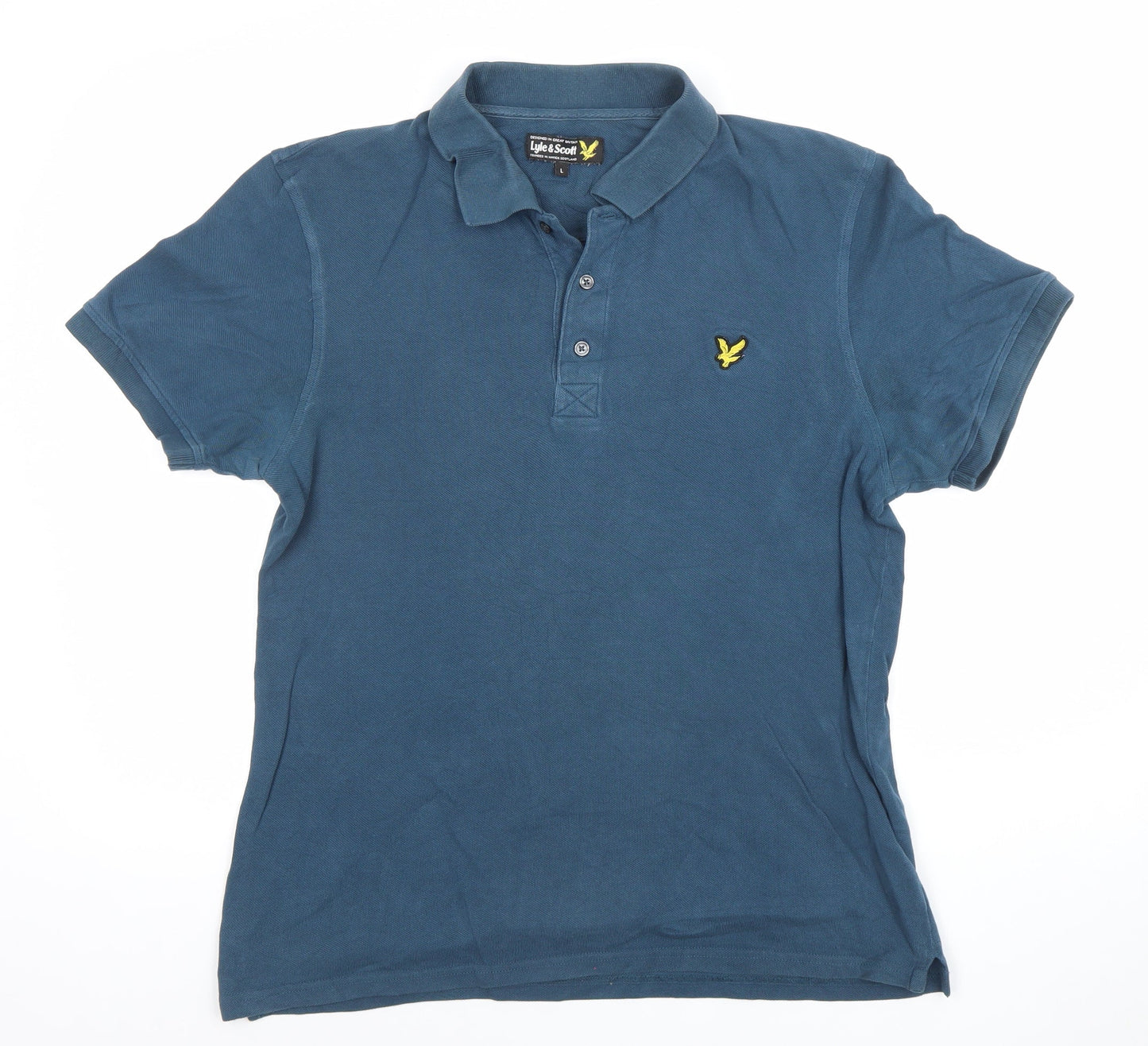 Mens UK Size L Lyle & Scott 100% Cotton Polo Shirt