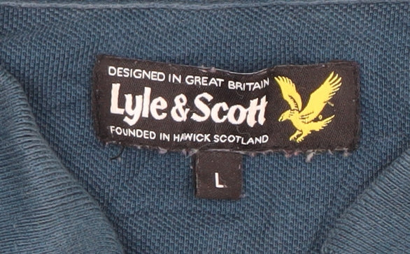 Mens UK Size L Lyle & Scott 100% Cotton Polo Shirt