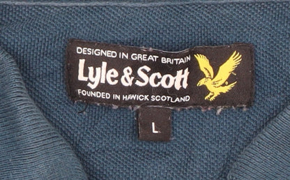 Mens UK Size L Lyle & Scott 100% Cotton Polo Shirt