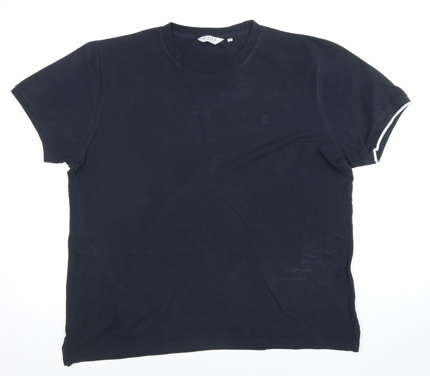 Mens UK Size L Nines Collection Blue  T-Shirt
