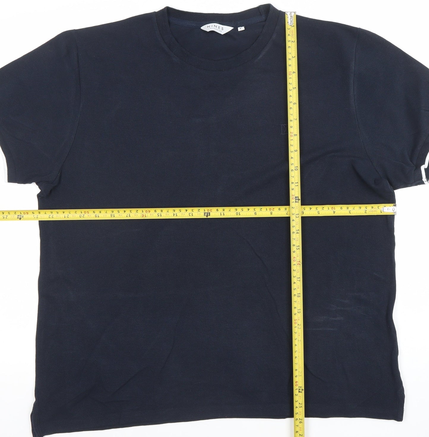 Mens UK Size L Nines Collection Blue  T-Shirt