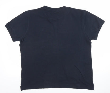 Mens UK Size L Nines Collection Blue  T-Shirt