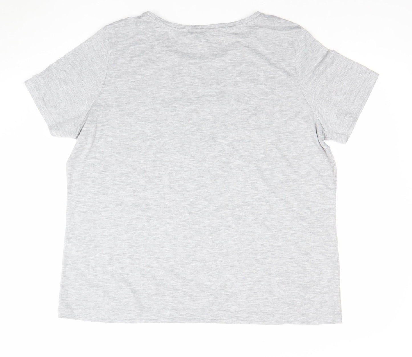 Womens UK Size 20 Dorothy Perkins Grey Basic T-Shirt