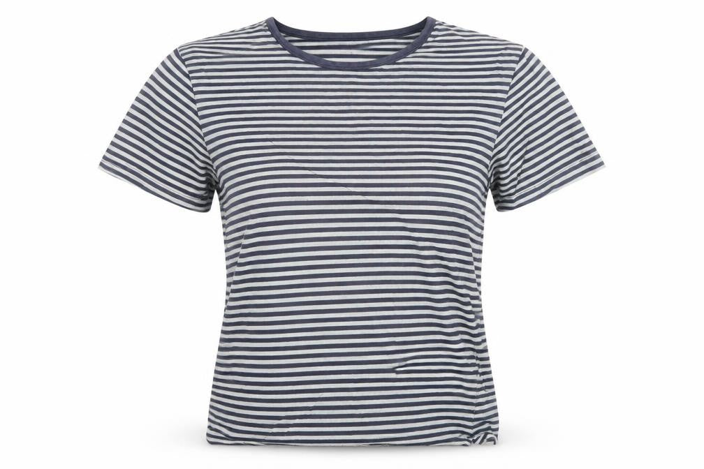 Womens UK Size S John Lewis Blue Basic T-Shirt