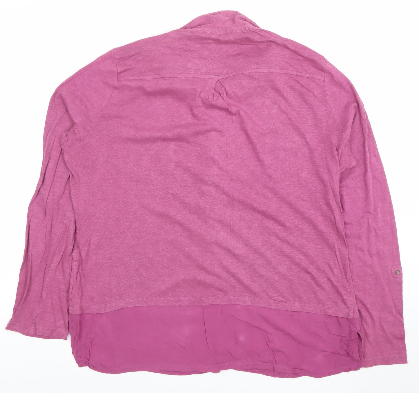 Womens UK Size 16 White Stuff Purple Tunic Button-Up