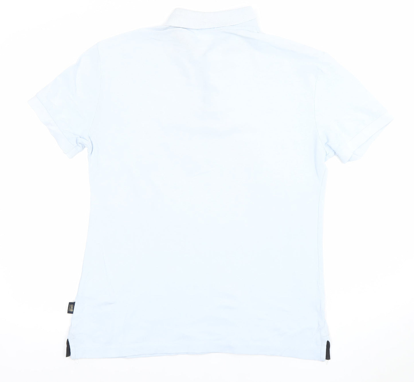 Armani Exchange Men's Blue Slim Fit Cotton Stretch Polo Shirt Size L