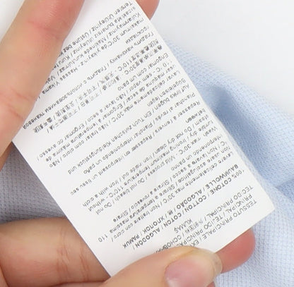 Armani Exchange Men's Blue Slim Fit Cotton Stretch Polo Shirt Size L