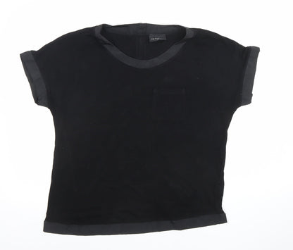 Womens UK Size 14 NEXT Black Basic Blouse