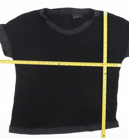 Womens UK Size 14 NEXT Black Basic Blouse