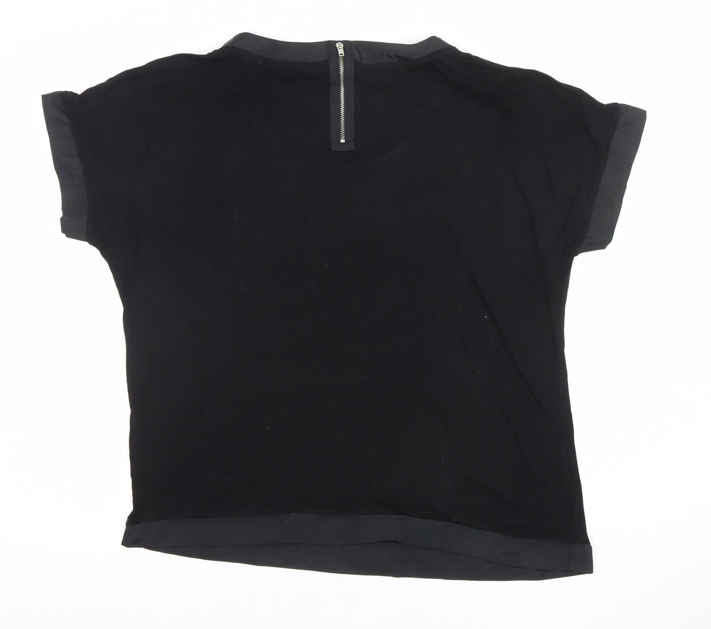Womens UK Size 14 NEXT Black Basic Blouse