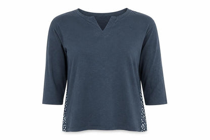 Womens UK Size 10 Mistal Blue Tunic Blouse
