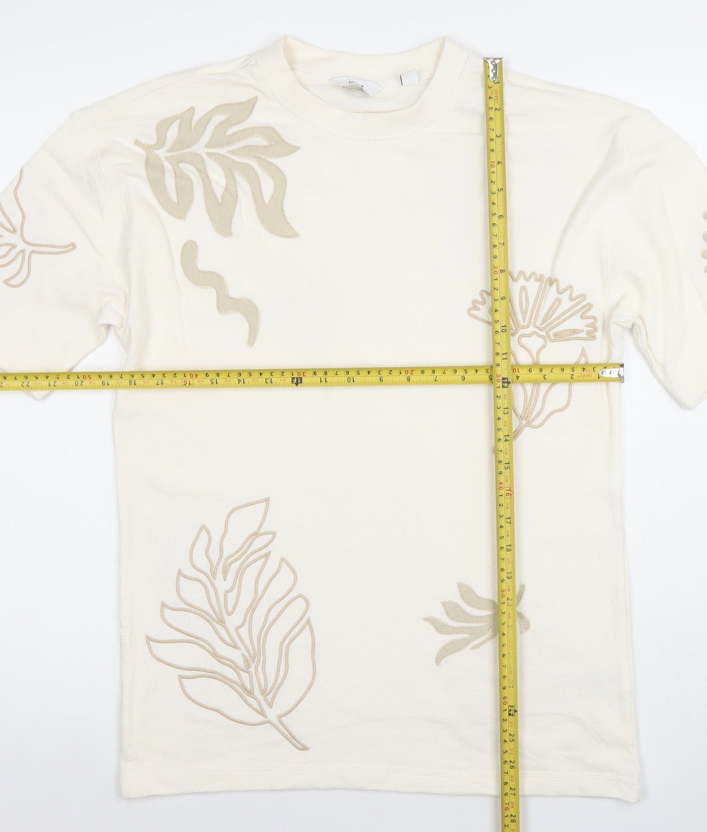 Mens UK Size XS NEXT Ivory  T-Shirt