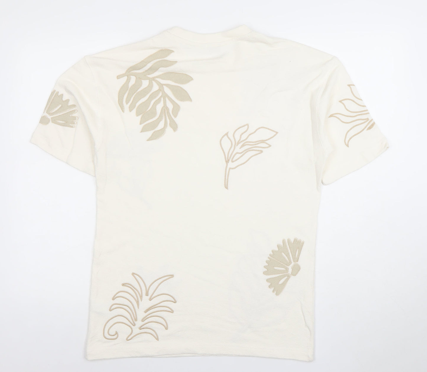 Mens UK Size XS NEXT Ivory  T-Shirt