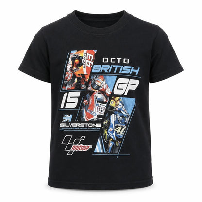 Boys UK Size XS Gildan Black Basic T-Shirt