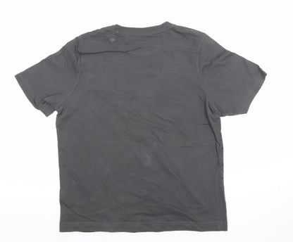 Boys UK Size 11-12 Years No Fear Black Basic T-Shirt