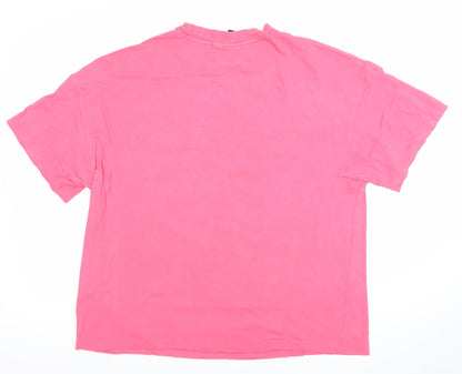 Mens UK Size XS H&M Pink  T-Shirt