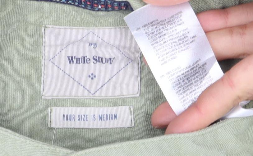 Mens UK Size M White Stuff Cotton Polo Shirt