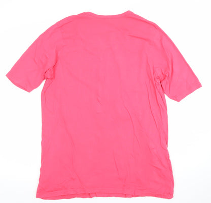 Cotton Traders Women's Coral Pink Size 18 Tunic T-Shirt 100% Cotton