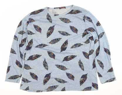 Womens UK Size 3XL Kite Dope Blue Basic T-Shirt