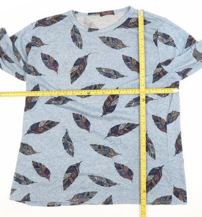 Womens UK Size 3XL Kite Dope Blue Basic T-Shirt