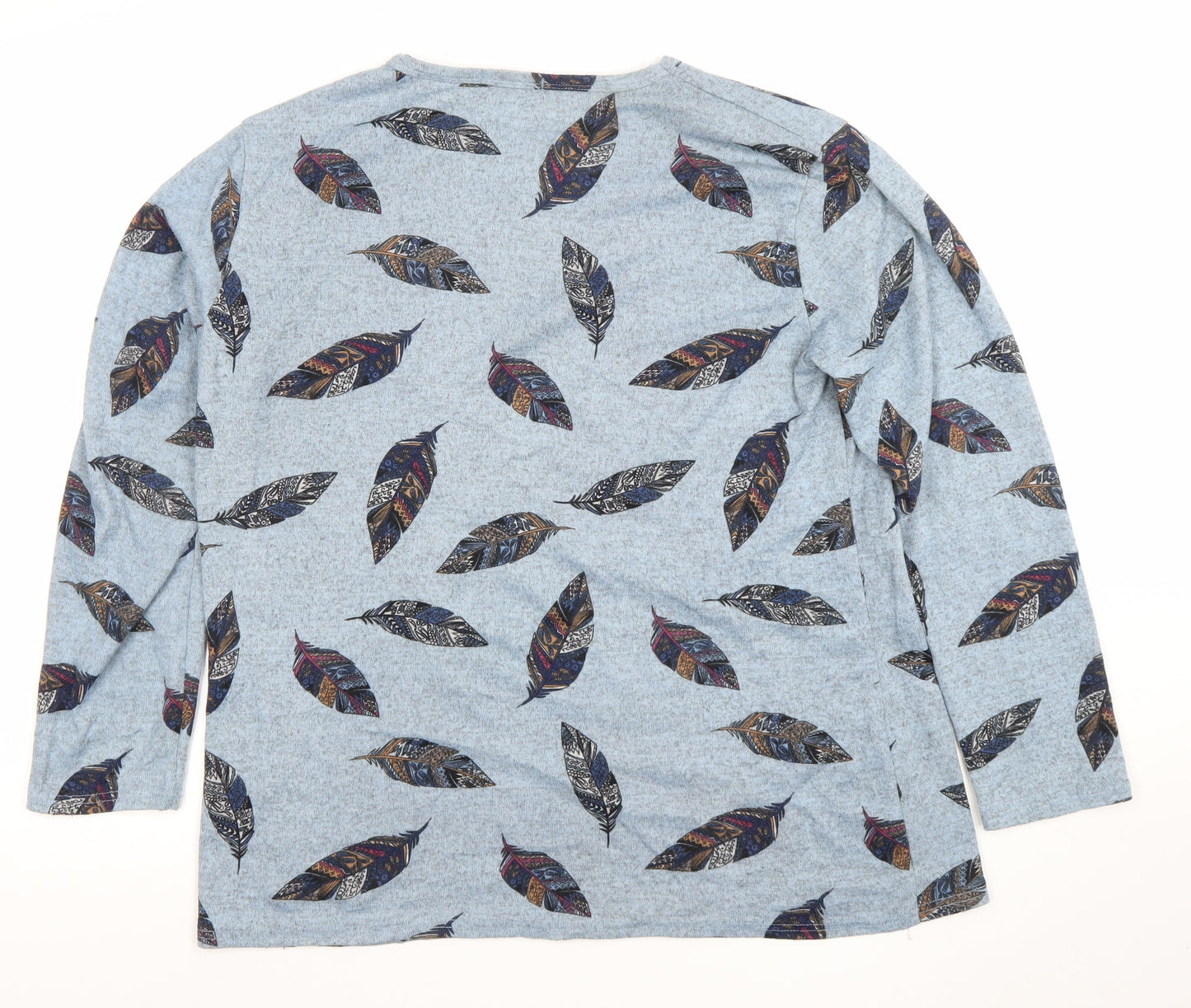 Womens UK Size 3XL Kite Dope Blue Basic T-Shirt