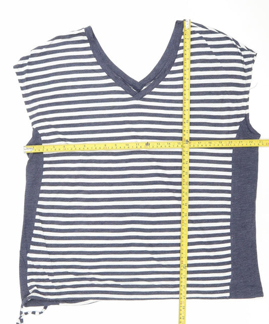 Womens UK Size 16 NEXT Blue Basic T-Shirt