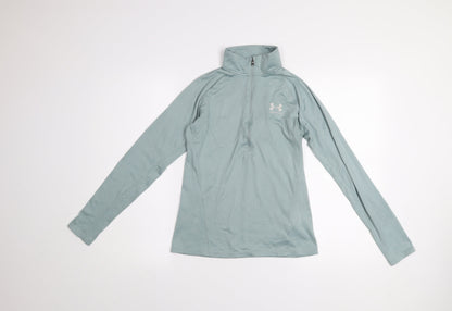 Womens UK Size S Under armour Blue Pullover Sweatshirt