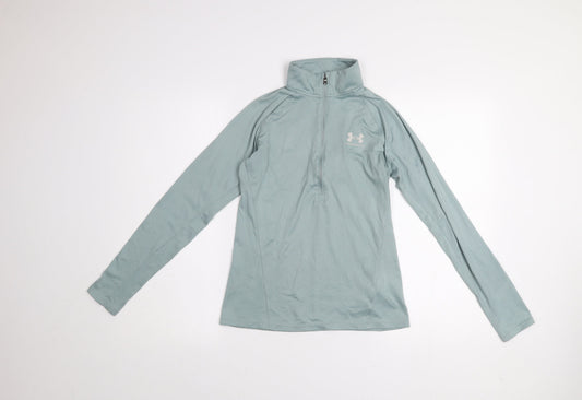 Womens UK Size S Under armour Blue Pullover Sweatshirt