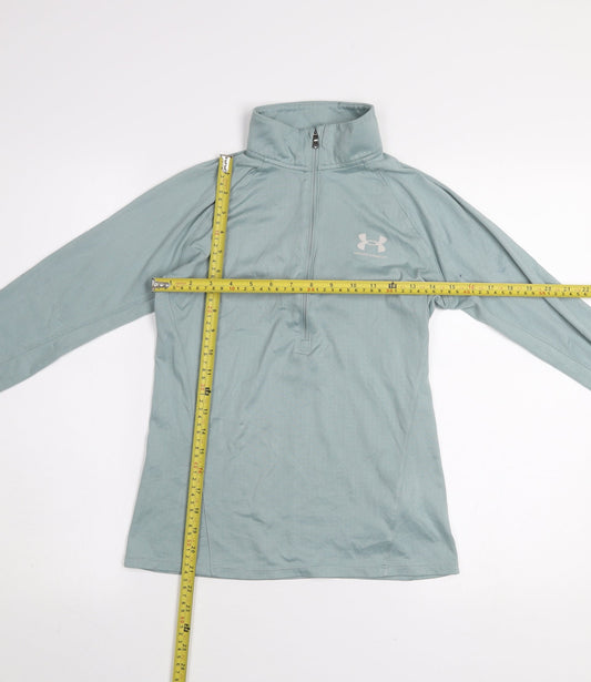 Womens UK Size S Under armour Blue Pullover Sweatshirt