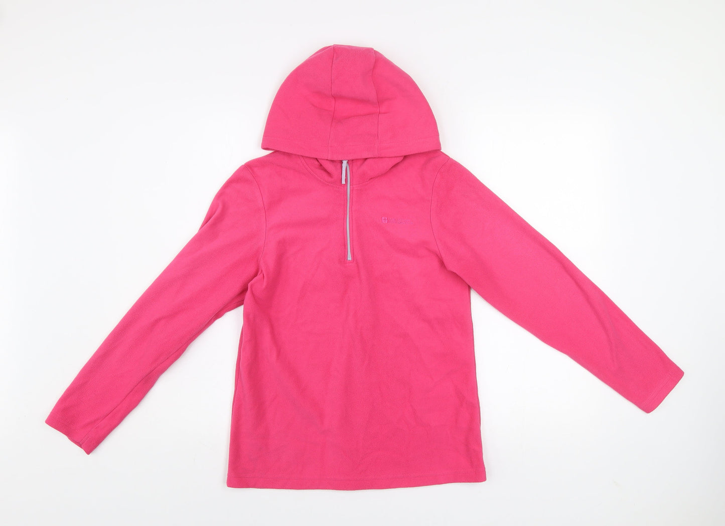 Teens UK Size 14 Mountain Warehouse Pink Pullover Hoodie