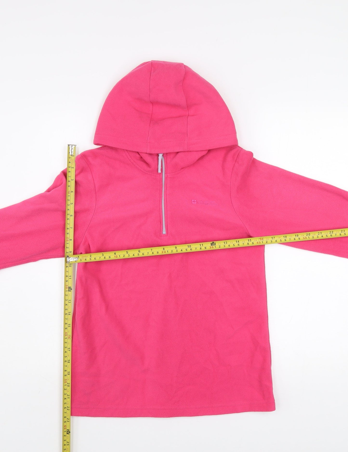 Teens UK Size 14 Mountain Warehouse Pink Pullover Hoodie