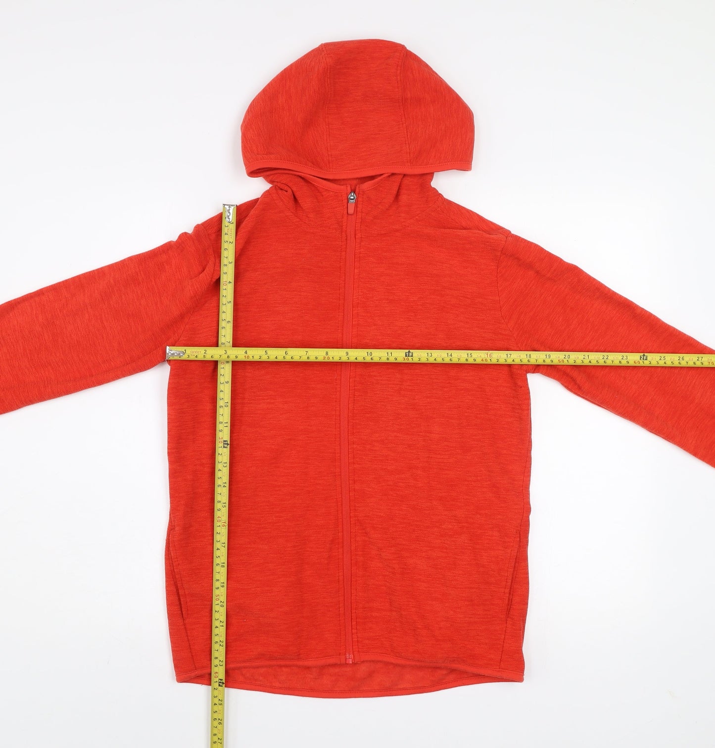 Dunnes Stores Men's Red Full Zip Hooded Activewear Jacket XS