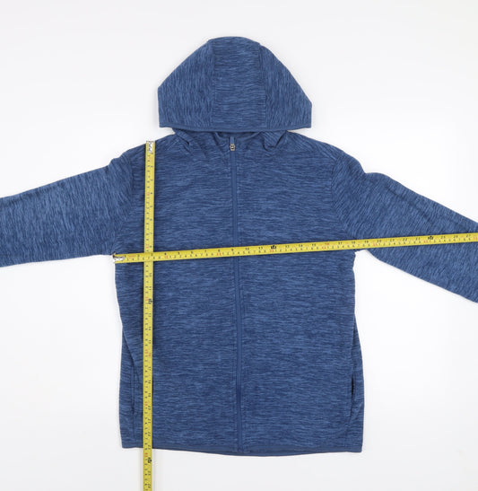 Dunnes Stores Men's Blue XS Full Zip Hooded Activewear Jacket