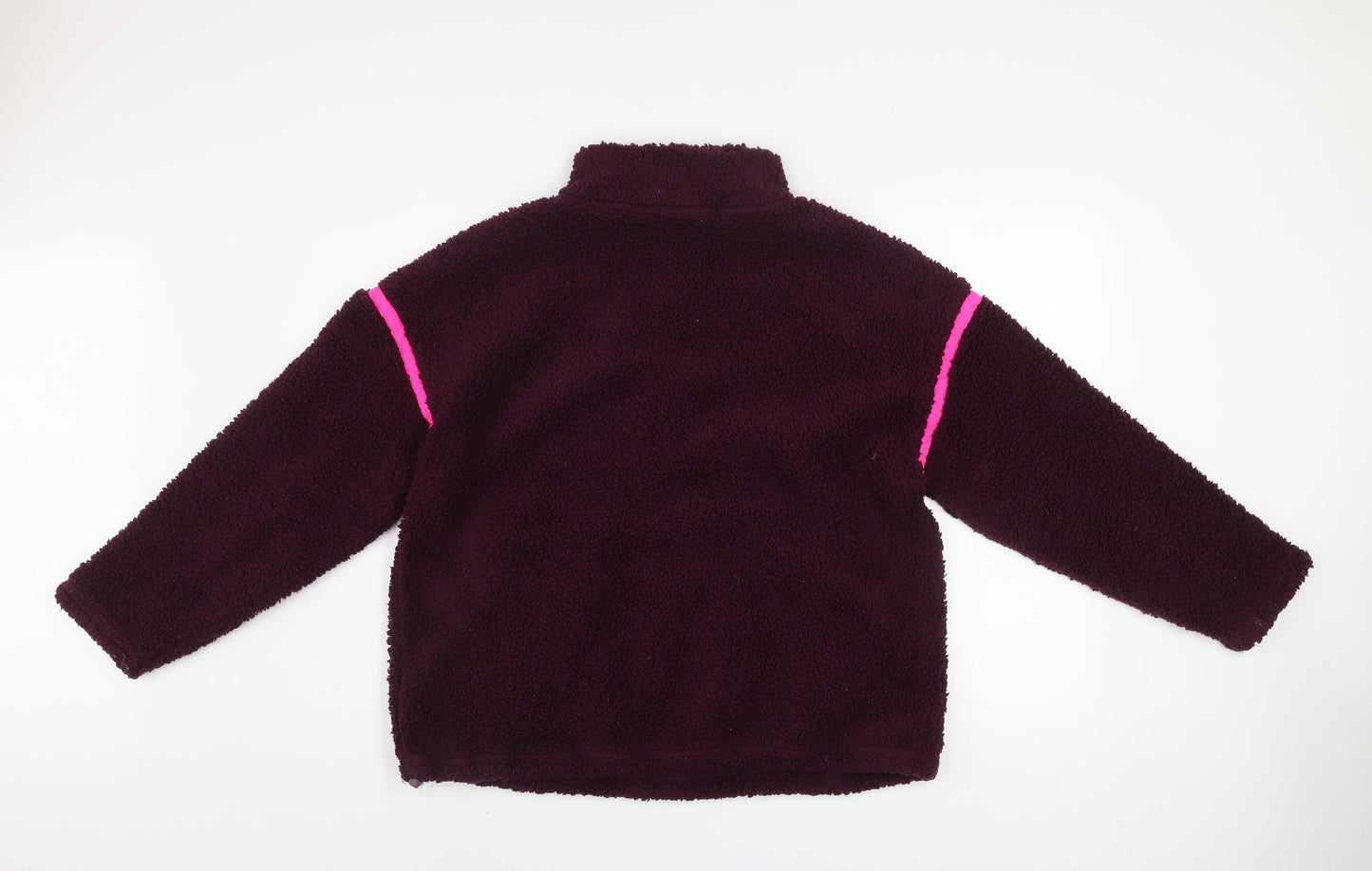 Dunnes Women’s Wine Fleece 1/2 Zip Sweatshirt Size S Polyester