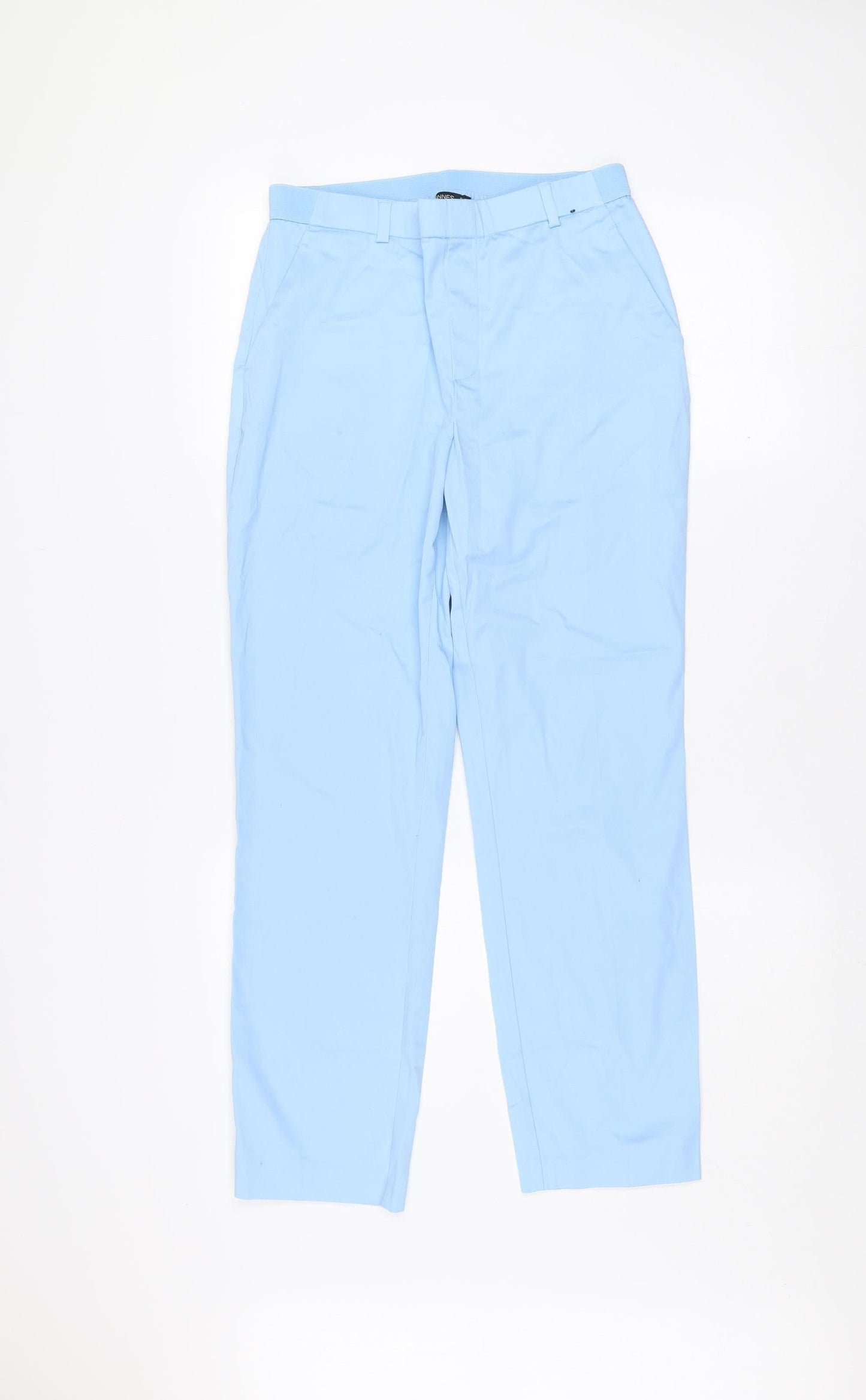 Womens UK Size 8 Dunnes Slim Fit Chino Blue Trousers