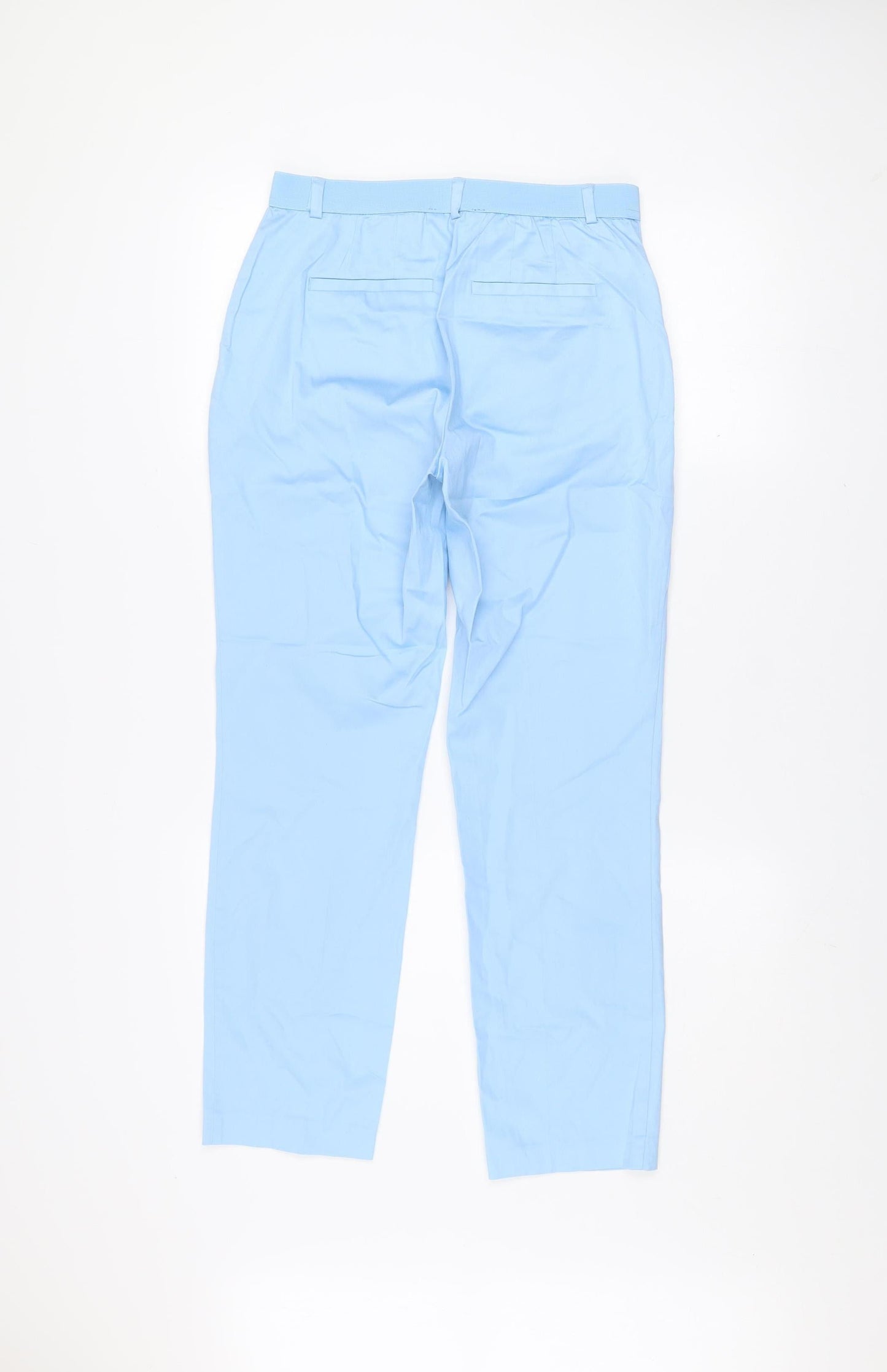 Womens UK Size 8 Dunnes Slim Fit Chino Blue Trousers