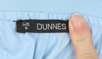 Womens UK Size 8 Dunnes Slim Fit Chino Blue Trousers