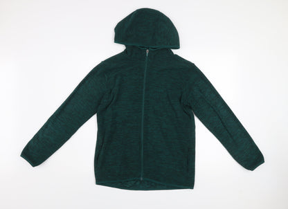 Dunnes Stores Men's Green XS Full Zip Hooded Activewear Jacket