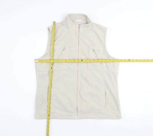 Womens UK Size 18 Debenhams Beige Basic Jacket