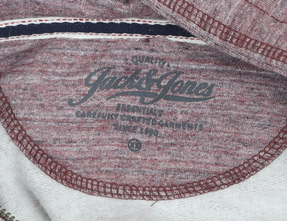 Mens UK Size S JACK & JONES Red Gym & Training Running & Jogging Casual Jacket