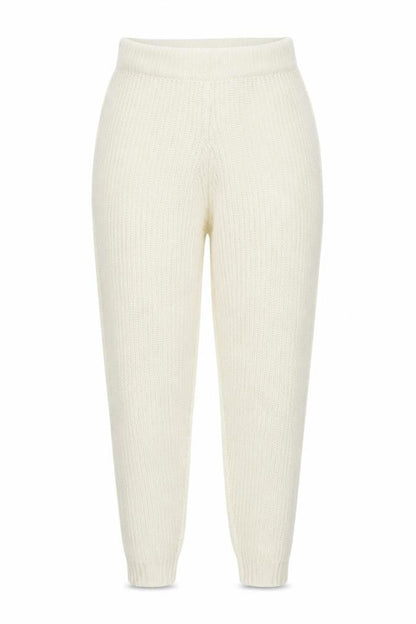 Womens UK Size 14 Misspap Regular Fit Jogger Ivory Trousers