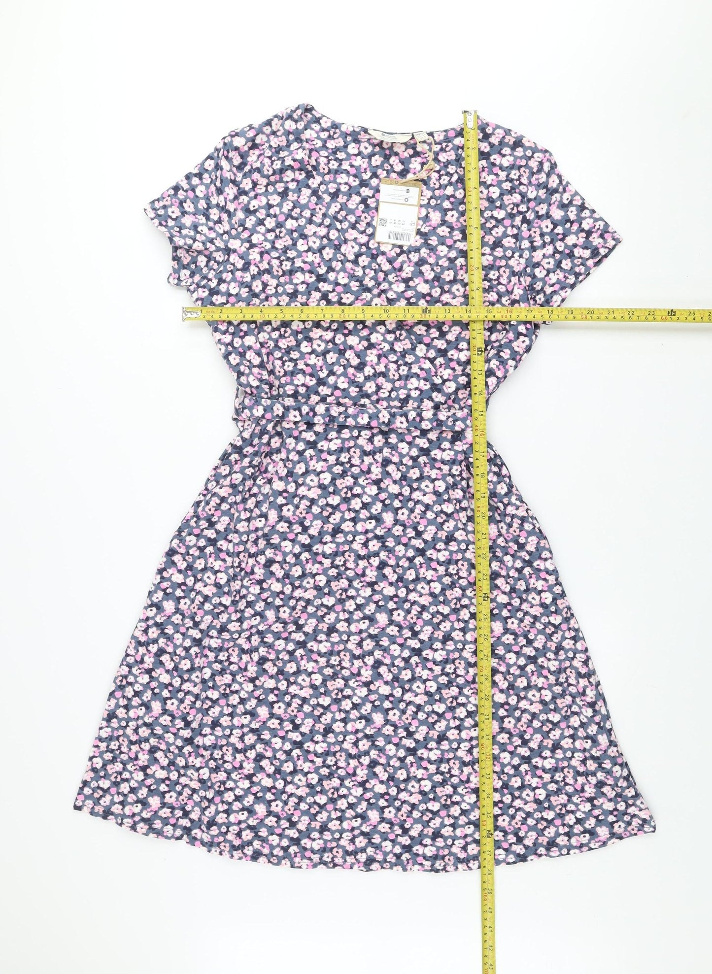 Mountain Warehouse Womens Blue Floral A-Line Dress Size 12