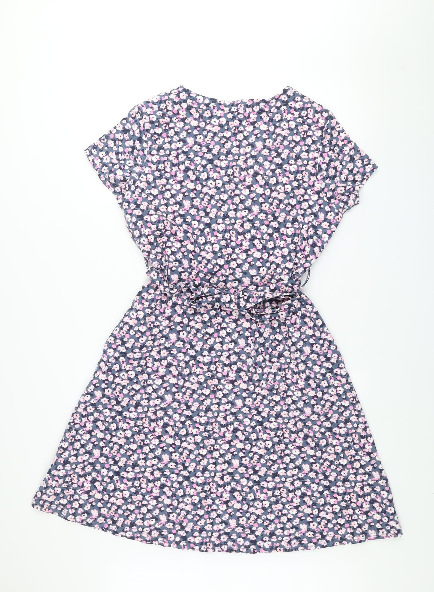 Mountain Warehouse Womens Blue Floral A-Line Dress Size 12