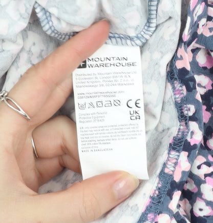 Mountain Warehouse Womens Blue Floral A-Line Dress Size 12