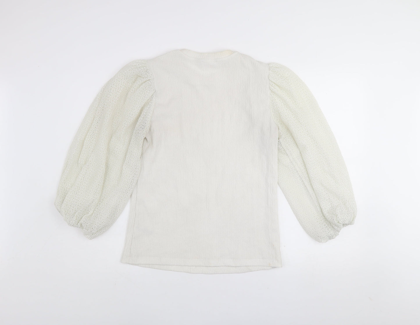 Womens UK Size 14 Savida Ivory Basic Blouse