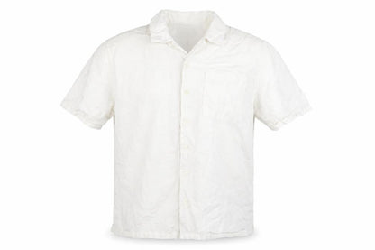 The Stronghold Men's White Regular Fit Cotton Short Sleeve Shirt M