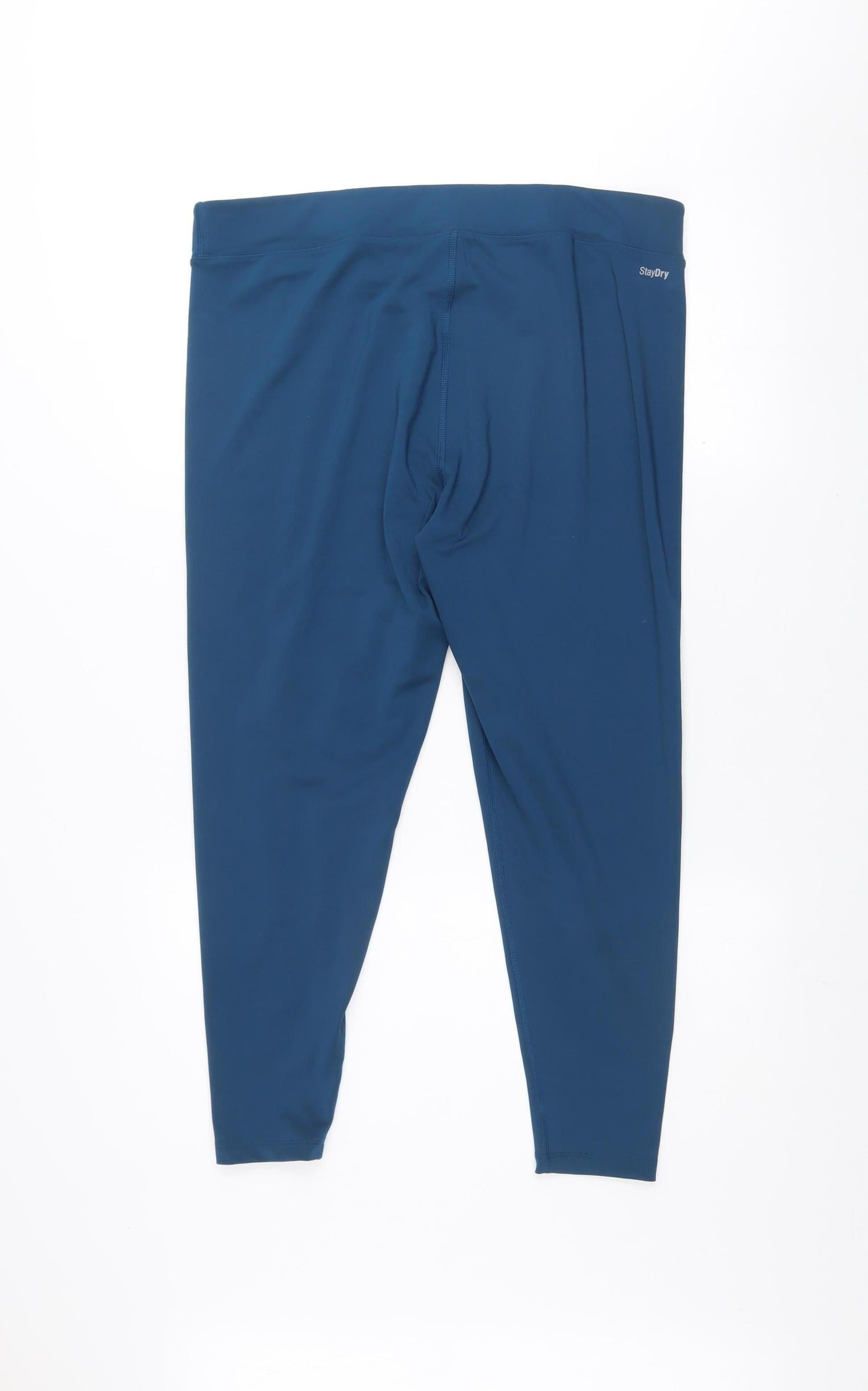 Womens UK Size 2XL Jockey Athletic Fit Leggings Blue Leggings