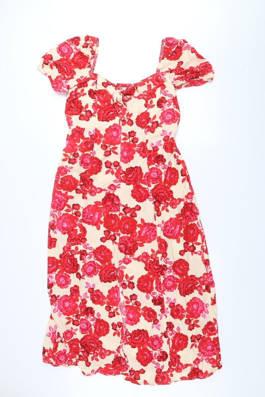 Womens UK Size 14 Stradivarius A-Line Dress